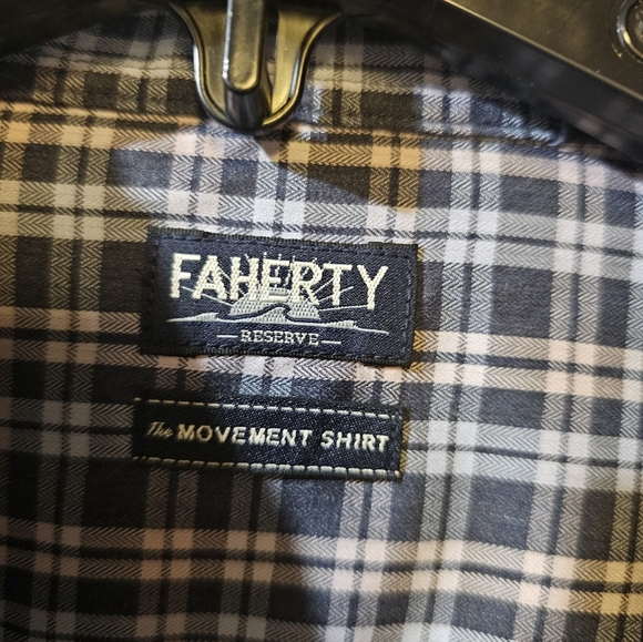 Faherty Men's Blue Checkered Shirt - Picture 4 of 8